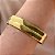 PULSEIRA / BRACELETE DOIS FIOS LISOS DOURADO AÇO 316L⭐️ - Imagem 1