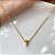 COLAR PINGENTE LETRA DELICADA N-W DOURADO AÇO 316L⭐️ - Imagem 6