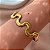PULSEIRA / BRACELETE FIO ONDULADO DOURADO AÇO 316L⭐️ - Imagem 1
