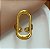 ANEL REGULÁVEL OVAL ORGÂNICO DOURADO AÇO 316L⭐️ - Imagem 3