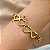 PULSEIRA / BRACELETE FILEIRA CORAÇÕES VAZADOS DOURADO AÇO 316L⭐️ - Imagem 1