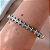 PULSEIRA / BRACELETE MINI TREVOS ZIRCÔNIAS AÇO 316L⭐️ - Imagem 1