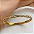 PULSEIRA / BRACELETE PEDRAS ZIRCÔNIAS RETANGULARES E REDONDAS DOURADO AÇO 316L⭐️ - Imagem 3