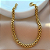 PULSEIRA CORRENTE TRANÇADA GROSSA SEM EXTENSOR DOURADO AÇO 316L⭐️ - Imagem 2
