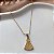 COLAR CORRENTE FINA PINGENTE NOSSA SENHORA DOURADO AÇO 316L⭐️ - Imagem 1