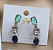 BRINCO EAR CUFF PEDRAS ZIRCÔNIAS OVAIS E BOLINHA PRATEADO BIJU - Imagem 2