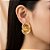 BRINCO CÍRCULOS ENTRELAÇADOS DOURADO AÇO 316L⭐️ - Imagem 1