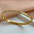 PULSEIRA/BRACELETE FIO ZIRCÔNIA QUADRADINHO DOURADO AÇO 316L⭐️ - Imagem 1