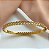 PULSEIRA/BRACELETE FIO HEXÁGONO ZIRCÔNIA DOURADO AÇO 316L⭐️ - Imagem 1