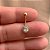 PIERCING UMBIGO ZIRCÔNIA OVAL BORDA CRAVEJADA 10MM AÇO 316L FOLHEADO A OURO 18K SEMIJOIA PARA ATUALIZAÇÃO⭐️ - Imagem 3