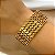 PULSEIRA/BRACELETE LARGA DETALHES VAZADOS DOURADO AÇO 316L⭐️ - Imagem 2