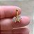 PIERCING UMBIGO BORBOLETA PEDRAS ZIRCÔNIAS 10MM HASTE AÇO 316L FOLHEADO A OURO 18K SEMIJOIA PARA ATUALIZAÇÃO⭐️ - Imagem 3