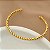 PULSEIRA/ BRACELETE FIO TORCIDO DOURADO AÇO 316L⭐️ - Imagem 1