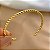 PULSEIRA/ BRACELETE FIO TORCIDO DOURADO AÇO 316L⭐️ - Imagem 2