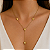 COLAR ESTILO GRAVATINHA CORAÇÕES SLIM DOURADO AÇO 316L⭐️ - Imagem 2