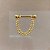 PIERCING CONCH CORRENTE DUPLA BOLINHAS 10MM AÇO 316L FOLHEADO A OURO 18K SEMIJOIA PARA ATUALIZAÇÃO⭐️ - Imagem 1