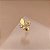 PIERCING TRÁGUS / CARTILAGEM BORBOLETA ASA LISA E ZIRCÔNIAS 6MM HASTE AÇO 316L FOLHEADO A OURO 18K SEMIJOIA PARA ATUALIZAÇÃO⭐️ - Imagem 1