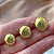 BRINCO KIT BOTÕES LISOS DOURADO AÇO 316L⭐️ - Imagem 3