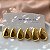 BRINCO KIT GOTAS LISAS DOURADO AÇO 316L⭐️ - Imagem 2