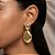 BRINCO CHAPAS LISAS AMENDOADAS DOURADO AÇO 316L⭐️ - Imagem 1
