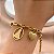 PULSEIRA CORRENTE PINGENTES CORAÇÃO E NOSSA SENHORA DOURADO AÇO 316L⭐️ - Imagem 2