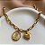 PULSEIRA CORRENTE PINGENTES CORAÇÃO E NOSSA SENHORA DOURADO AÇO 316L⭐️ - Imagem 3