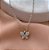 COLAR BORBOLETA MINI ZIRCÔNIAS AÇO 316L⭐️ - Imagem 2