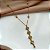 COLAR GRAVATINHA TREVO PEDRAS ZIRCÔNIAS DOURADO AÇO 316L⭐️ - Imagem 3