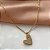 COLAR PINGENTE CORAÇÃO PENDENTE ZIRCÔNIAS DOURADO AÇO 316L⭐️ - Imagem 2