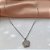 COLAR PINGENTE FLOR ZIRCÔNIAS AÇO 316L⭐️ - Imagem 1