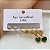 BRINCO KIT CORAÇÃO ZIRCÔNIA GRUPO 2 DOURADO AÇO 316L⭐️ - Imagem 2