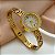 BRACELETE RELÓGIO LABIRINTO DOURADO AÇO 316L⭐️ - Imagem 3