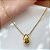 COLAR PINGENTE GOTA CLÁSSICA LISA DOURADO AÇO 316L⭐️ - Imagem 2