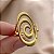 ANEL REGULÁVEL OVAL FIO ESPIRAL DOURADO AÇO 316L⭐️ - Imagem 2
