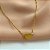 COLAR PINGENTE CORAÇÃOZINHO DOURADO AÇO 316L⭐️ - Imagem 3