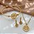 KIT COLAR, PULSEIRA E BRINCO ÁRVORE DA VIDA DOURADO AÇO 316L⭐️ - Imagem 1