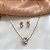 COLAR E BRINCO KIT CORAÇÃO ZIRCÔNIA DOURADO AÇO 316L⭐️ - Imagem 2