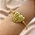 BRACELETE REGULÁVEL CORAÇÃO RISCADA DOURADO AÇO 316L⭐️ - Imagem 1
