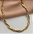 PULSEIRA CORRENTE COBRA FINA ENTRELAÇADAS DOURADO AÇO 316L⭐️ - Imagem 2