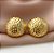 BRINCO ESFERA MARTELADA GRANDE DOURADO AÇO 316L⭐️ - Imagem 2