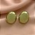 BRINCO OVAL GLAM DOURADO AÇO 316L⭐️ - Imagem 1