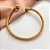 BRACELETE FIO TORCIDO MALEÁVEL DOURADO AÇO 316L⭐️ - Imagem 1