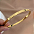 PULSEIRA INSPIRED CARTIER DOURADO AÇO 316L⭐️ - Imagem 2