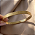 PULSEIRA INSPIRED CARTIER RISCADO DOURADO AÇO 316L⭐️ - Imagem 2