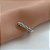 PIERCING FAKE FILEIRA MINI ZIRCÔNIAS AÇO 316L⭐️ - Imagem 1
