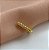 PIERCING FAKE FILEIRA MINI ZIRCÔNIAS DOURADO AÇO 316L⭐️ - Imagem 1