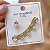 BRINCO KIT PEDRAS ZIRCÔNIAS GOTAS DOURADO AÇO 316L⭐️ - Imagem 2