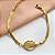 PULSEIRA FITA NOSSA SENHORA DOURADO AÇO 316L⭐️ - Imagem 1