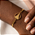 PULSEIRA FITA NOSSA SENHORA DOURADO AÇO 316L⭐️ - Imagem 2