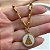 PULSEIRA CORRENTE PINGENTE NOSSA SENHORA ESMALTADO DOURADO AÇO 316L⭐️ - Imagem 3